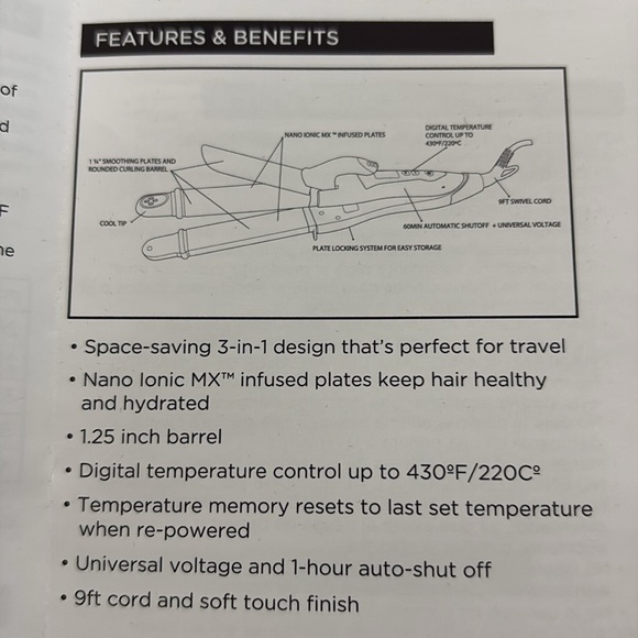 Bio Ionic Nano Ionic MX - Picture 4 of 4